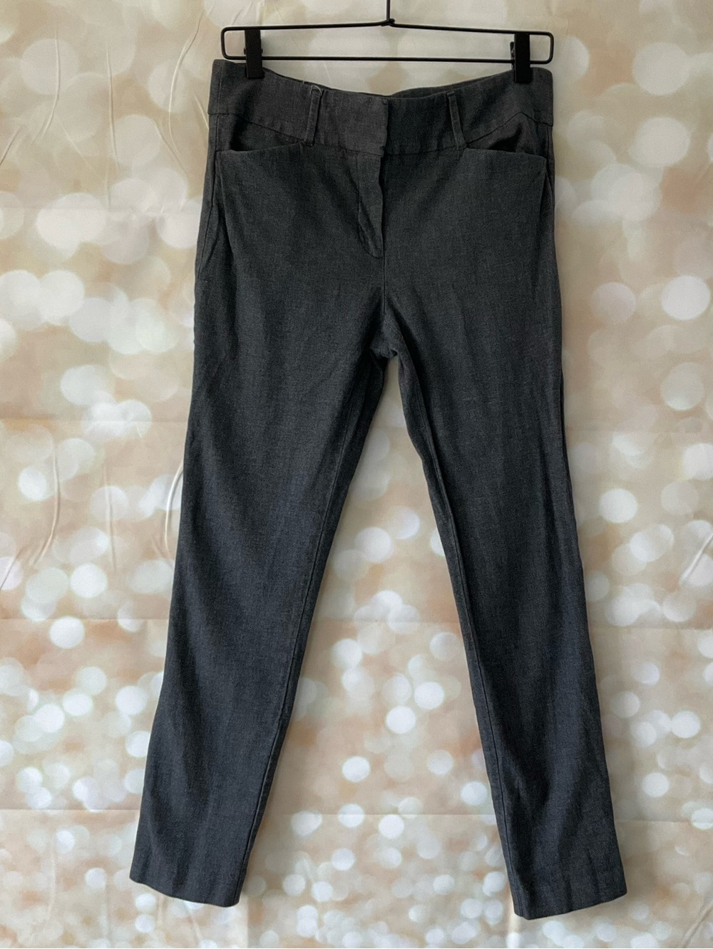 Loft Outlet Gray Ankle Pants